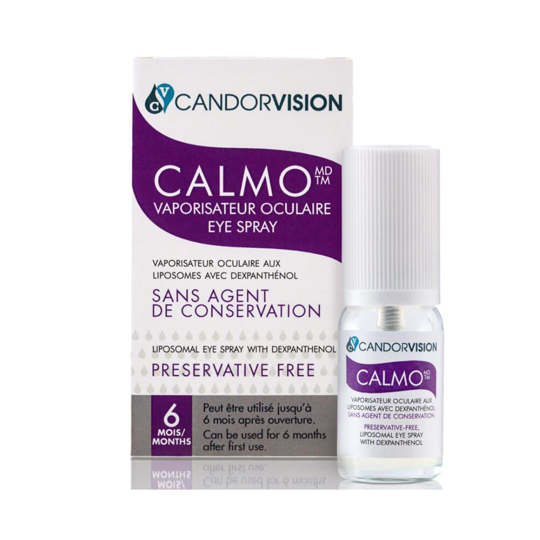 Calmo Eye Spray. Preservative free.