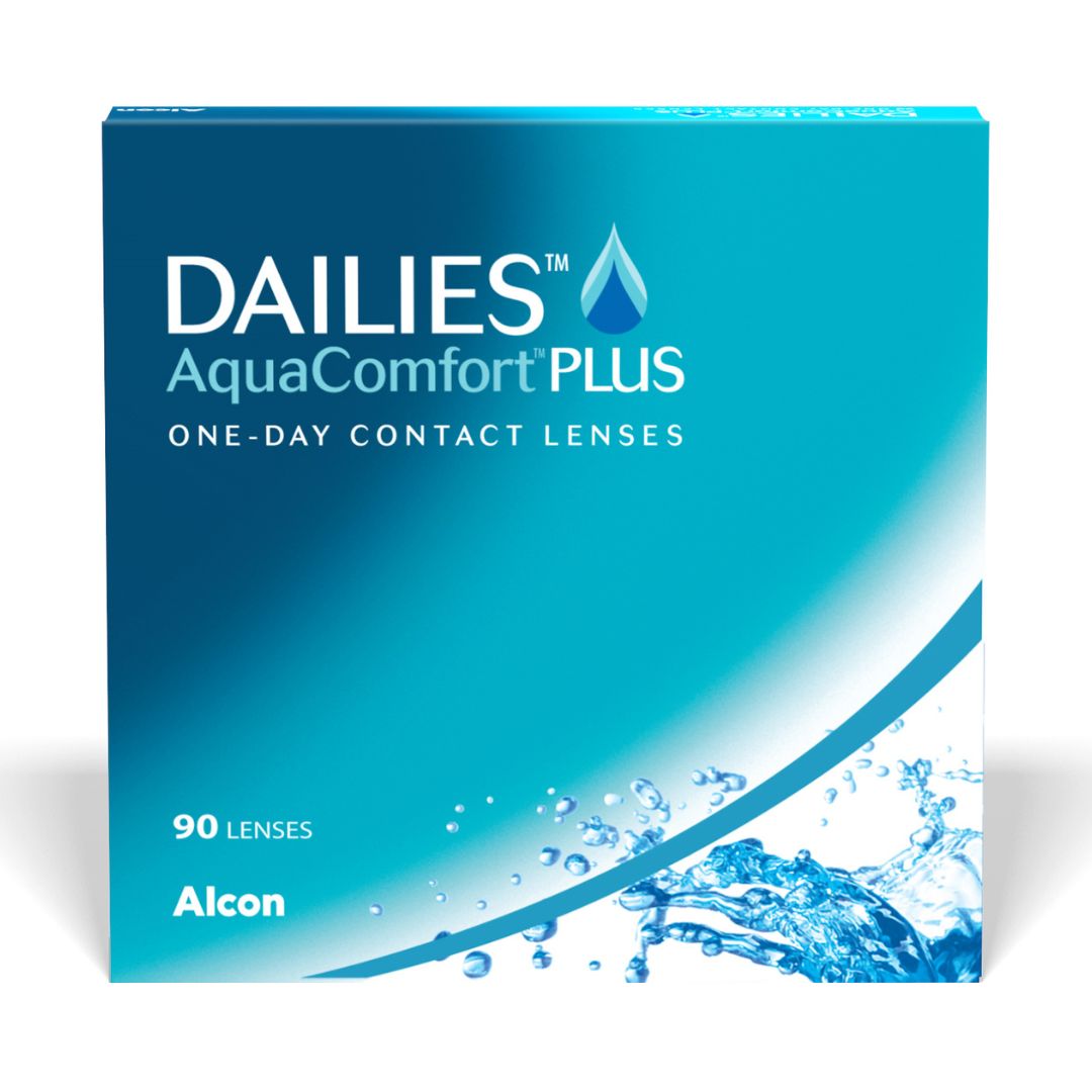 Dailies Aqua Comfort Plus contact lenses 90 pack