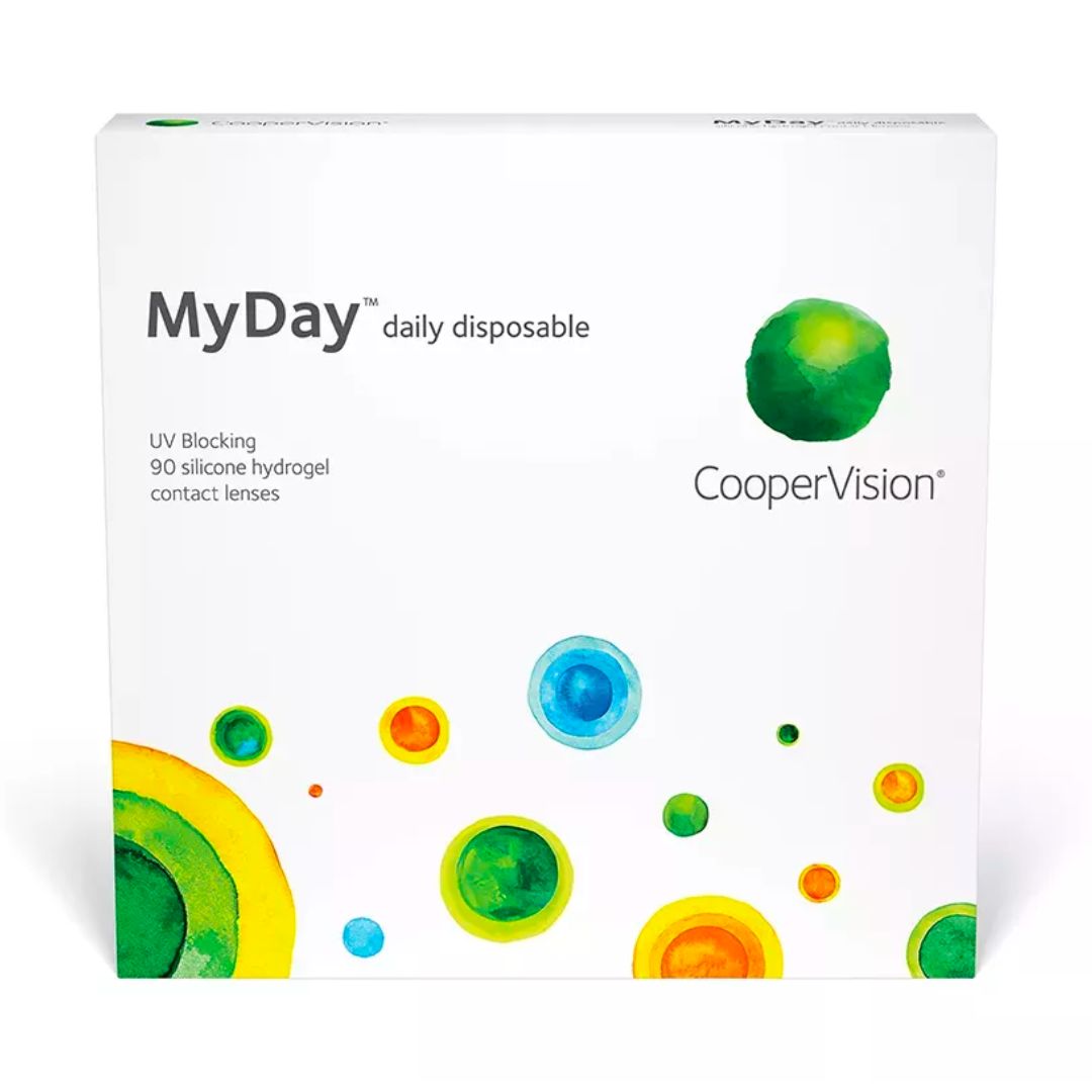 MyDay Daily contact lenses 90 pack.